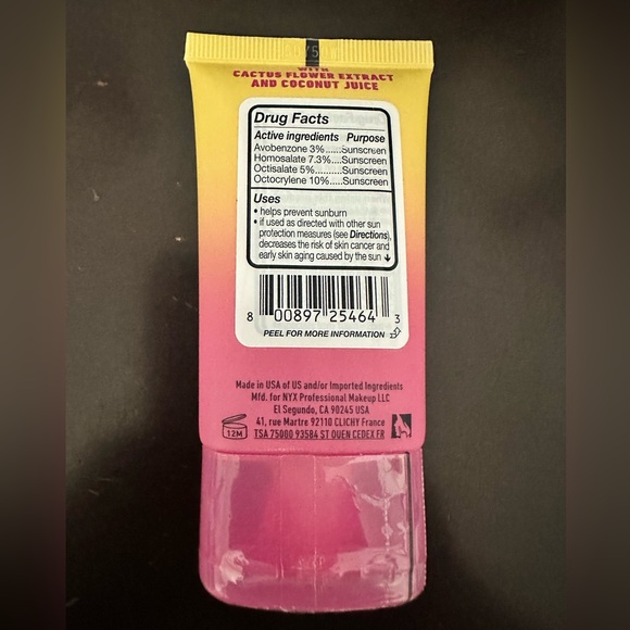 NYX Blur Screen Primer w/Blurring Sunscreen SPF30 New & Sealed! - Picture 2 of 3